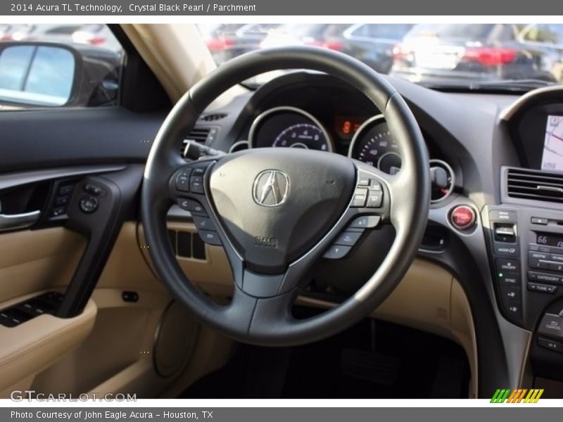 Crystal Black Pearl / Parchment 2014 Acura TL Technology