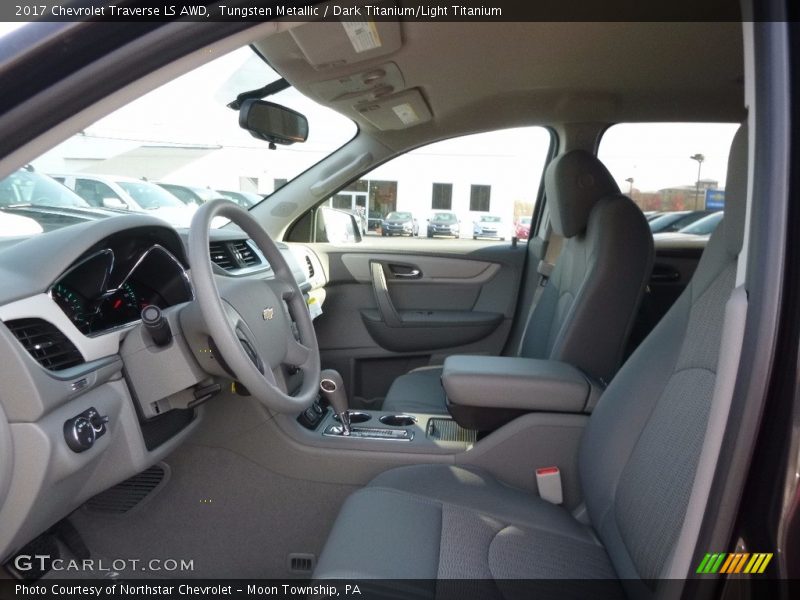 Tungsten Metallic / Dark Titanium/Light Titanium 2017 Chevrolet Traverse LS AWD