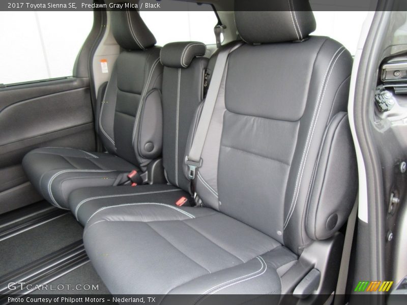 Rear Seat of 2017 Sienna SE