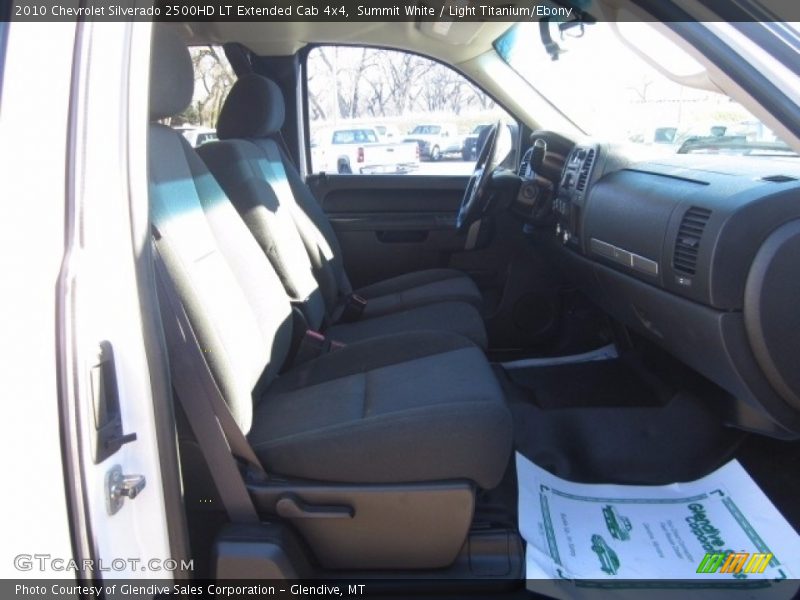Summit White / Light Titanium/Ebony 2010 Chevrolet Silverado 2500HD LT Extended Cab 4x4