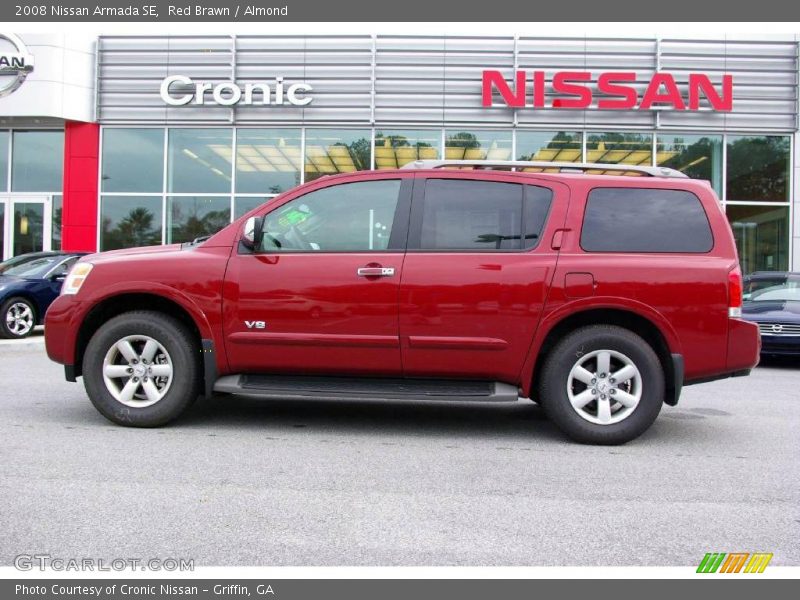 Red Brawn / Almond 2008 Nissan Armada SE
