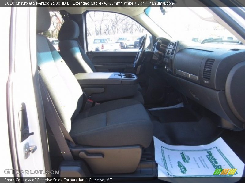 Summit White / Light Titanium/Ebony 2010 Chevrolet Silverado 2500HD LT Extended Cab 4x4