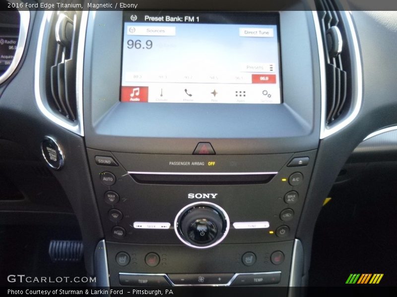 Magnetic / Ebony 2016 Ford Edge Titanium
