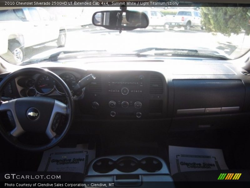 Summit White / Light Titanium/Ebony 2010 Chevrolet Silverado 2500HD LT Extended Cab 4x4