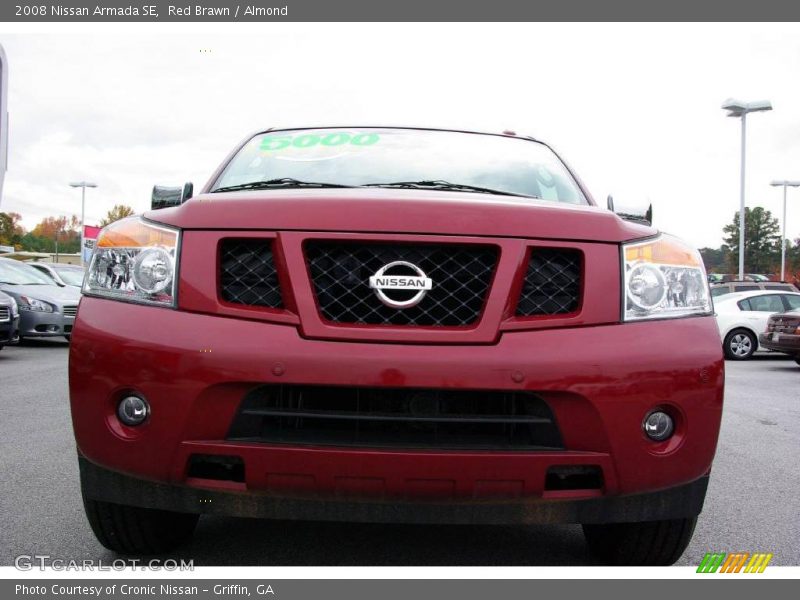 Red Brawn / Almond 2008 Nissan Armada SE