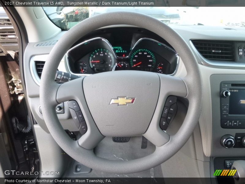 Tungsten Metallic / Dark Titanium/Light Titanium 2017 Chevrolet Traverse LS AWD