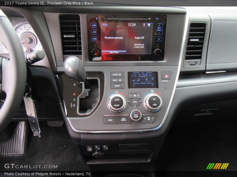 Controls of 2017 Sienna SE