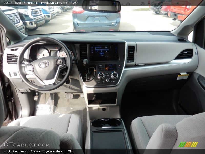 Predawn Gray Mica / Ash 2017 Toyota Sienna LE