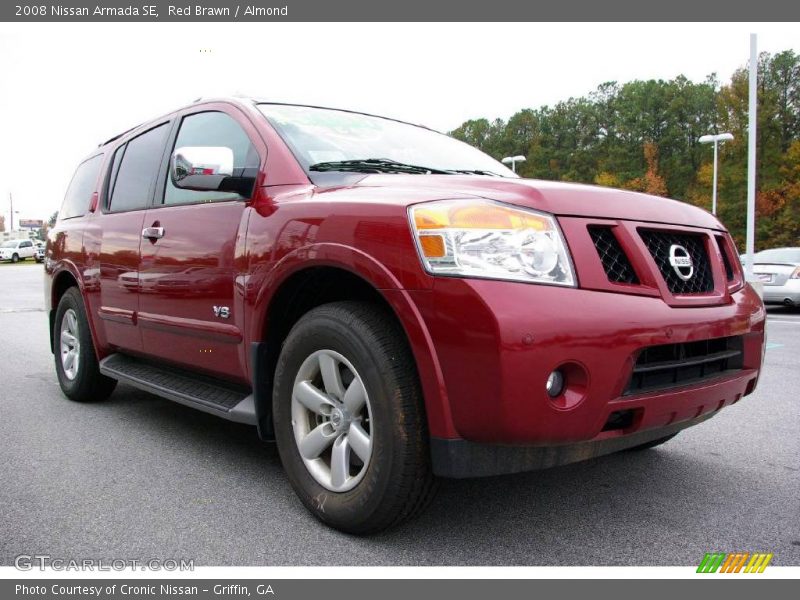 Red Brawn / Almond 2008 Nissan Armada SE