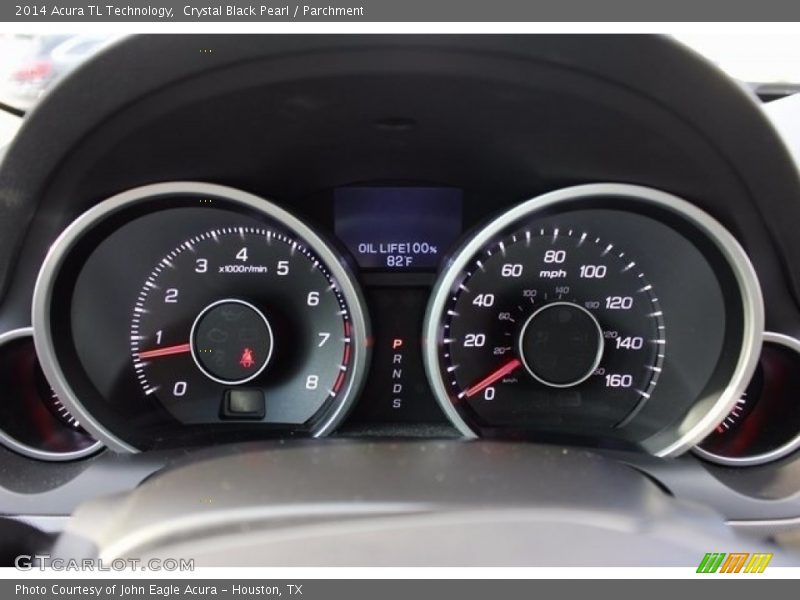 Crystal Black Pearl / Parchment 2014 Acura TL Technology