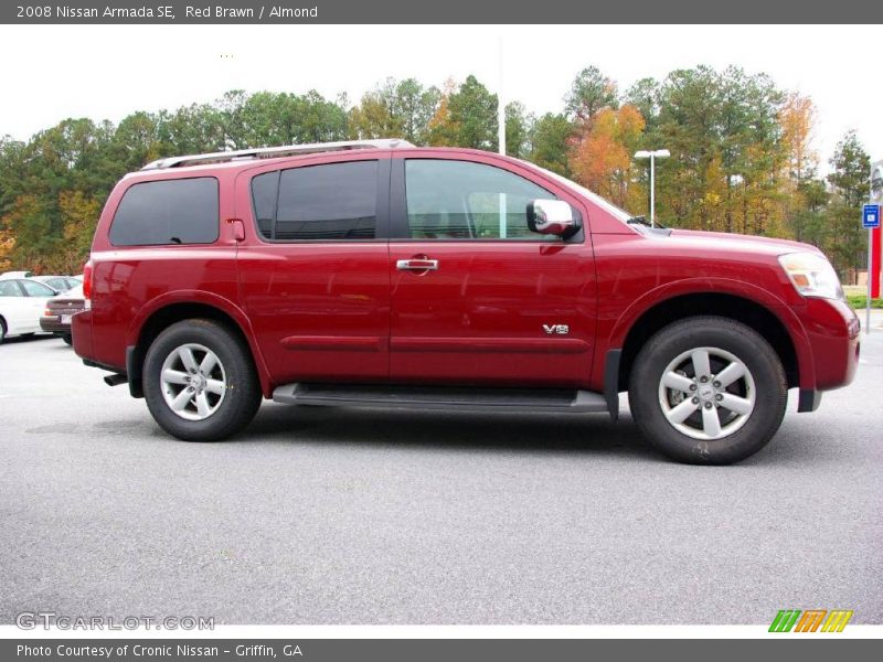 Red Brawn / Almond 2008 Nissan Armada SE