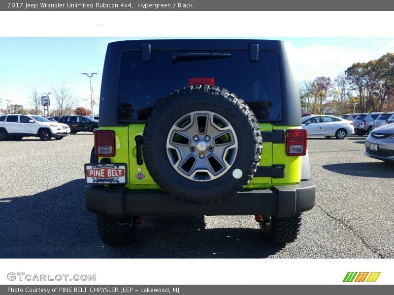 Hypergreen / Black 2017 Jeep Wrangler Unlimited Rubicon 4x4