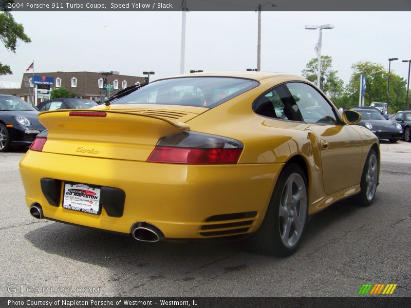 Speed Yellow / Black 2004 Porsche 911 Turbo Coupe