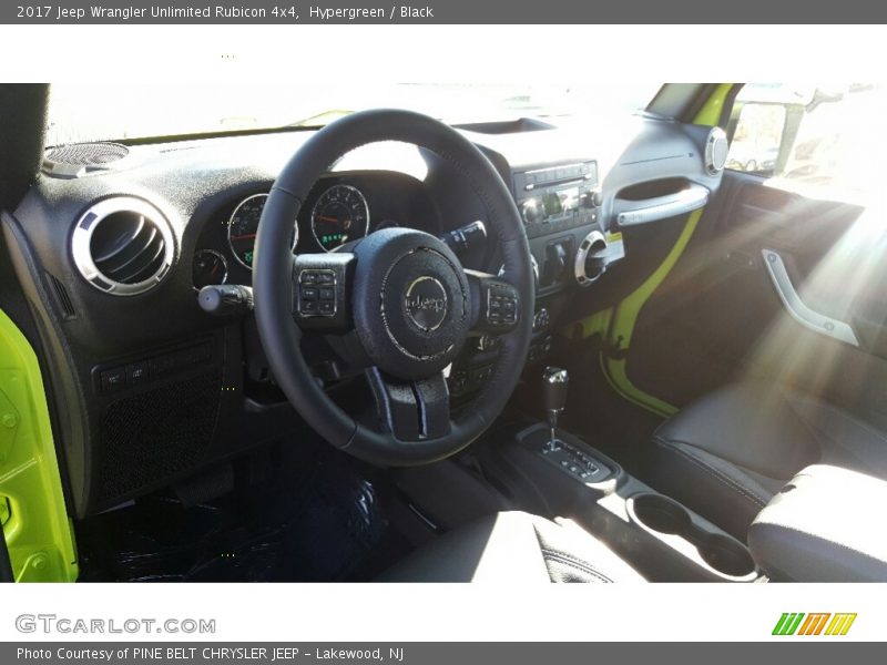 Hypergreen / Black 2017 Jeep Wrangler Unlimited Rubicon 4x4
