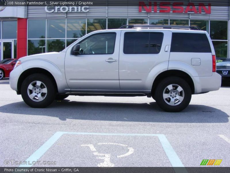 Silver Lightning / Graphite 2008 Nissan Pathfinder S