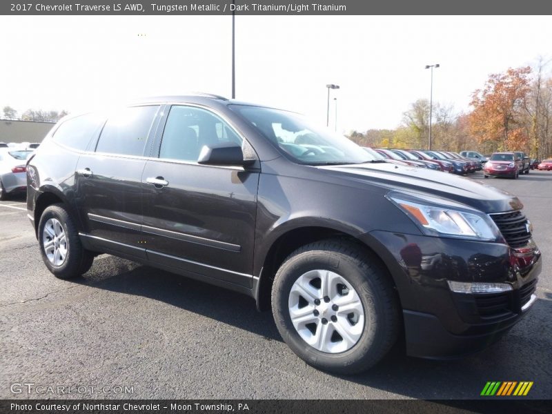Tungsten Metallic / Dark Titanium/Light Titanium 2017 Chevrolet Traverse LS AWD