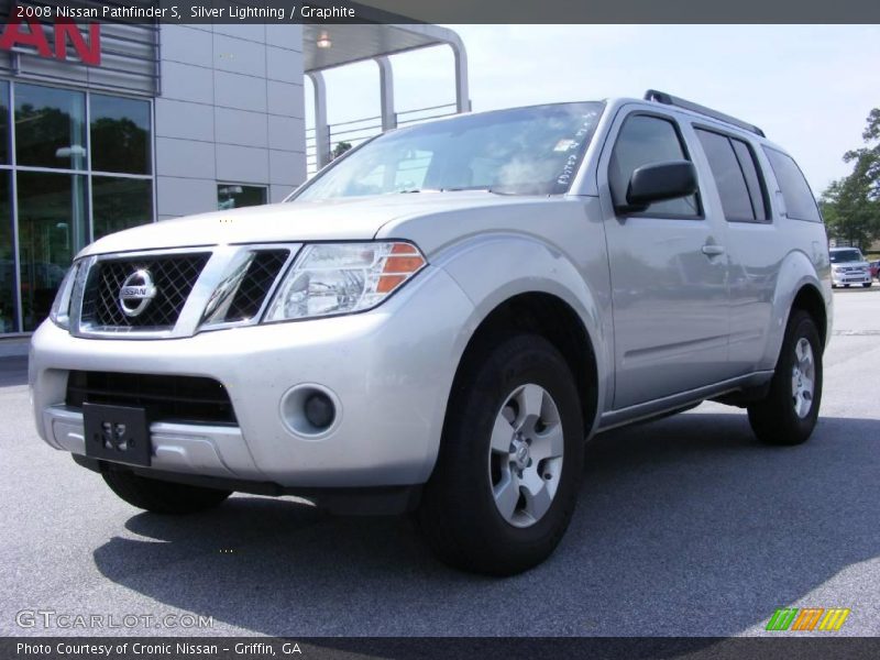 Silver Lightning / Graphite 2008 Nissan Pathfinder S