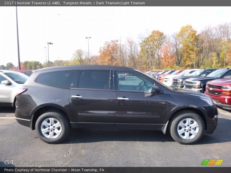 Tungsten Metallic / Dark Titanium/Light Titanium 2017 Chevrolet Traverse LS AWD