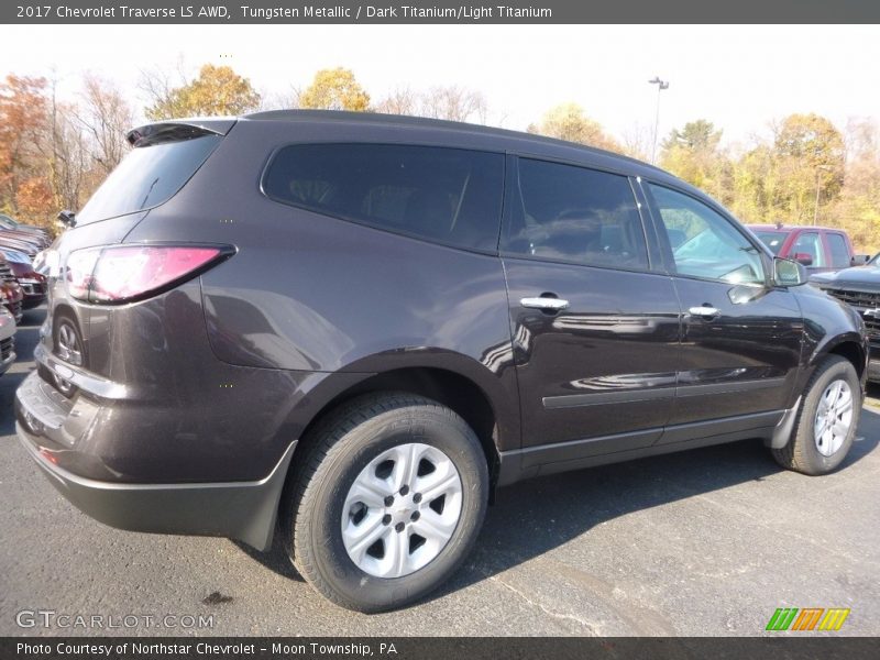 Tungsten Metallic / Dark Titanium/Light Titanium 2017 Chevrolet Traverse LS AWD