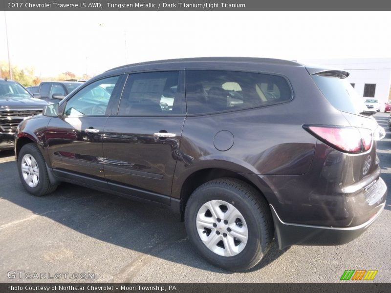 Tungsten Metallic / Dark Titanium/Light Titanium 2017 Chevrolet Traverse LS AWD