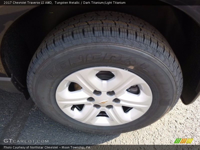 Tungsten Metallic / Dark Titanium/Light Titanium 2017 Chevrolet Traverse LS AWD