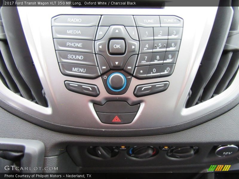 Controls of 2017 Transit Wagon XLT 350 MR Long
