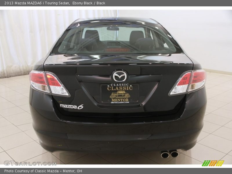 Ebony Black / Black 2013 Mazda MAZDA6 i Touring Sedan