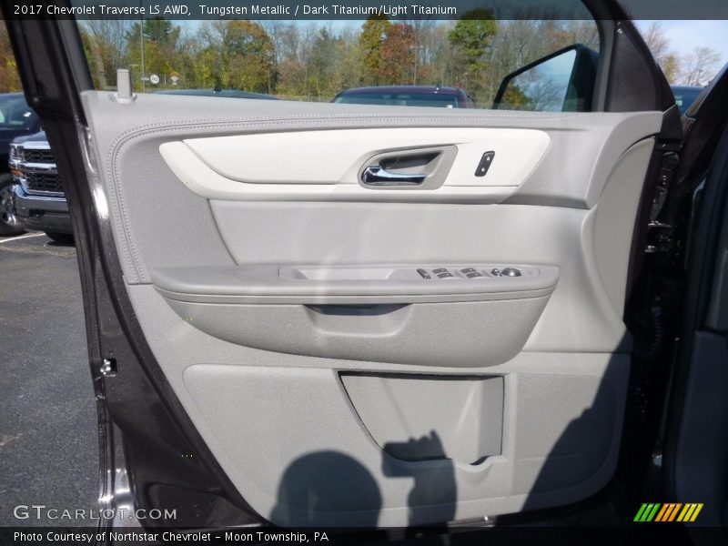 Tungsten Metallic / Dark Titanium/Light Titanium 2017 Chevrolet Traverse LS AWD