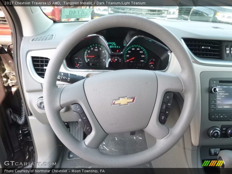 Tungsten Metallic / Dark Titanium/Light Titanium 2017 Chevrolet Traverse LS AWD