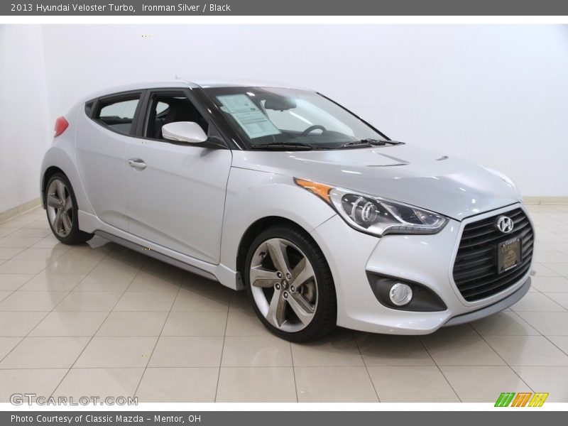Ironman Silver / Black 2013 Hyundai Veloster Turbo