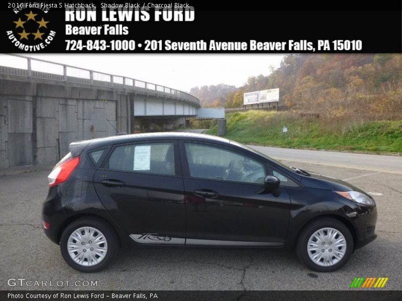 Shadow Black / Charcoal Black 2016 Ford Fiesta S Hatchback