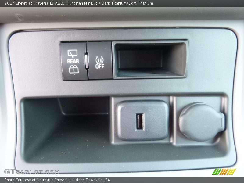Tungsten Metallic / Dark Titanium/Light Titanium 2017 Chevrolet Traverse LS AWD