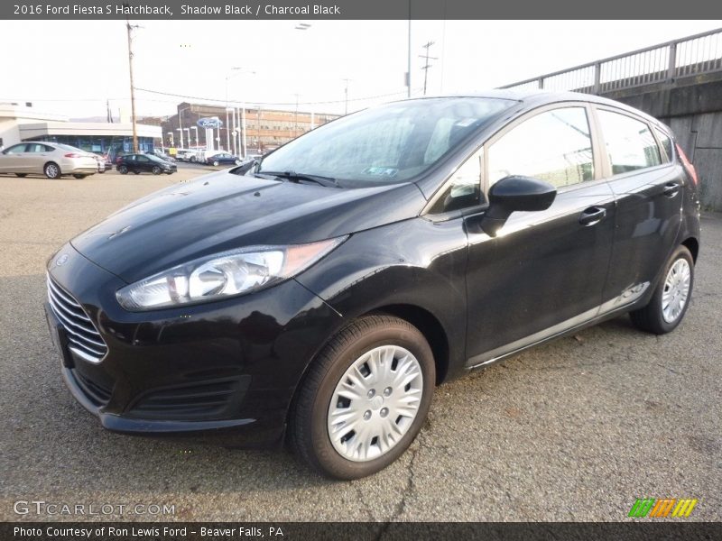 Shadow Black / Charcoal Black 2016 Ford Fiesta S Hatchback