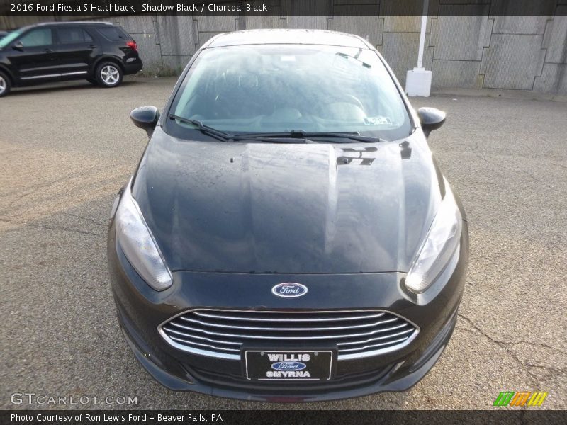 Shadow Black / Charcoal Black 2016 Ford Fiesta S Hatchback