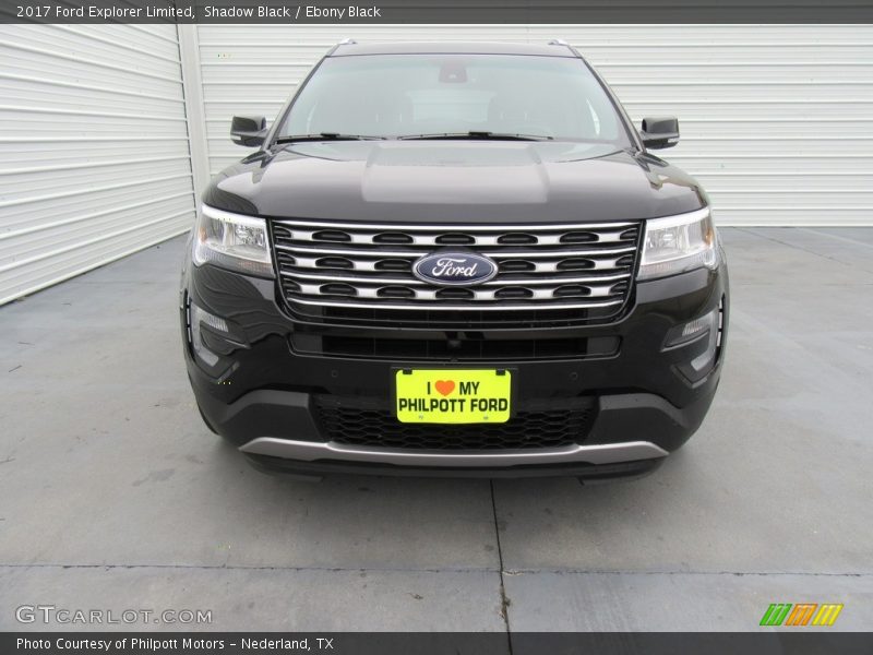 Shadow Black / Ebony Black 2017 Ford Explorer Limited