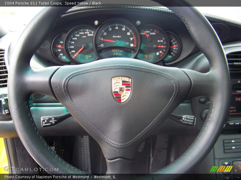 Speed Yellow / Black 2004 Porsche 911 Turbo Coupe