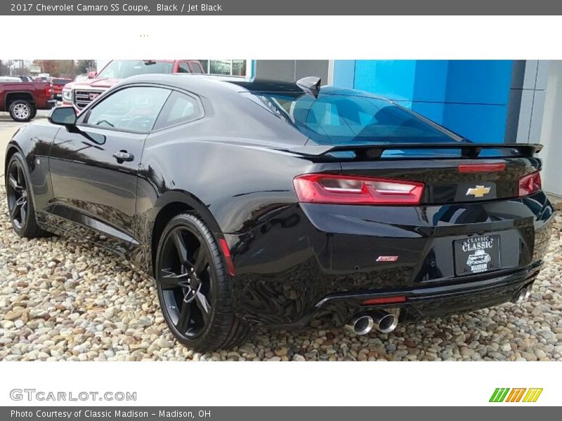 Black / Jet Black 2017 Chevrolet Camaro SS Coupe