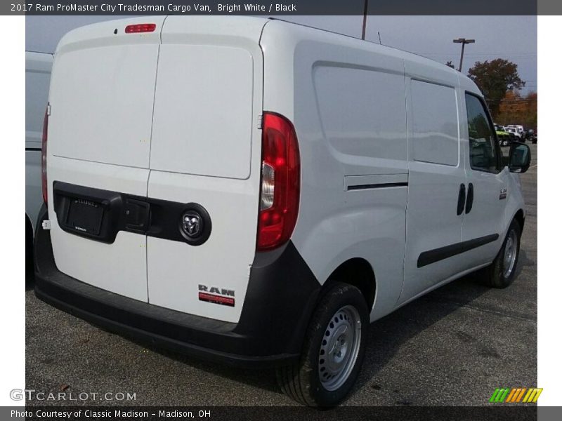 Bright White / Black 2017 Ram ProMaster City Tradesman Cargo Van