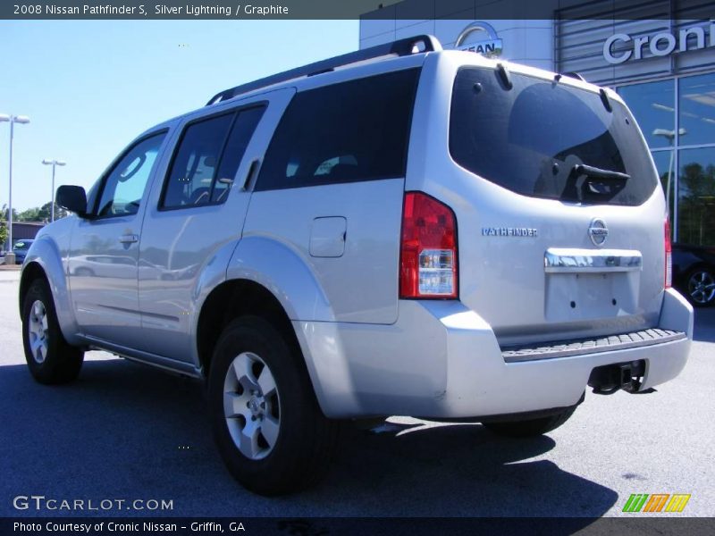 Silver Lightning / Graphite 2008 Nissan Pathfinder S