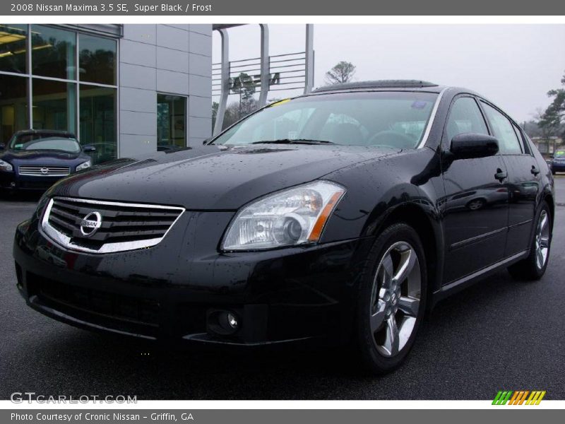 Super Black / Frost 2008 Nissan Maxima 3.5 SE