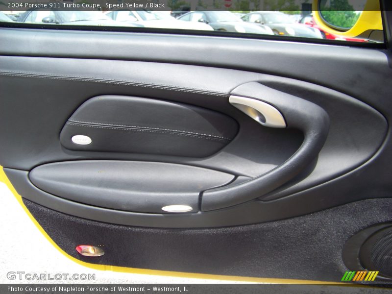 Speed Yellow / Black 2004 Porsche 911 Turbo Coupe