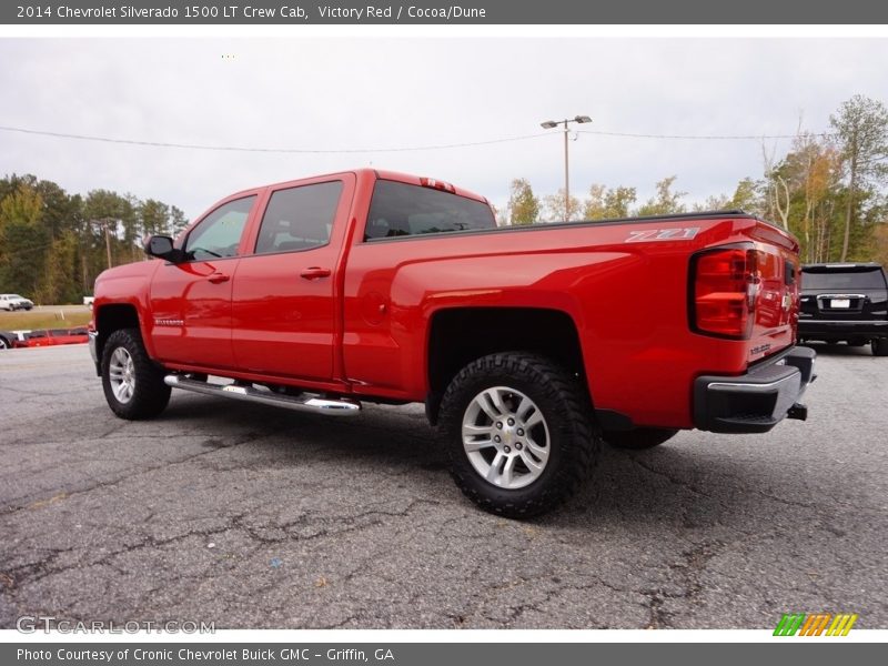 Victory Red / Cocoa/Dune 2014 Chevrolet Silverado 1500 LT Crew Cab