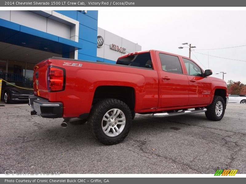 Victory Red / Cocoa/Dune 2014 Chevrolet Silverado 1500 LT Crew Cab