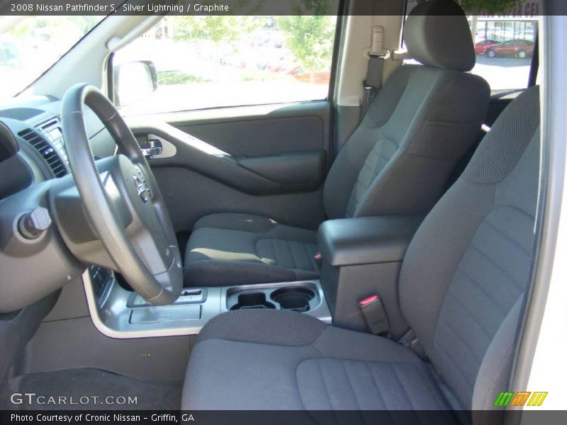 Silver Lightning / Graphite 2008 Nissan Pathfinder S