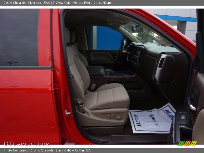 Victory Red / Cocoa/Dune 2014 Chevrolet Silverado 1500 LT Crew Cab