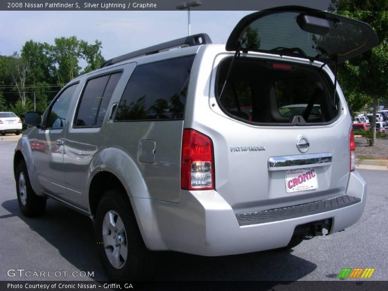 Silver Lightning / Graphite 2008 Nissan Pathfinder S
