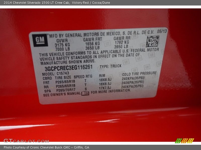 Victory Red / Cocoa/Dune 2014 Chevrolet Silverado 1500 LT Crew Cab