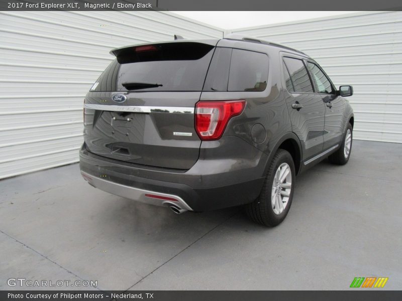 Magnetic / Ebony Black 2017 Ford Explorer XLT