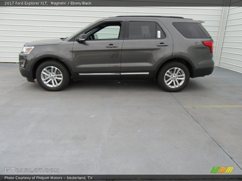Magnetic / Ebony Black 2017 Ford Explorer XLT