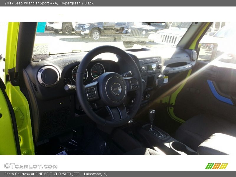 Hypergreen / Black 2017 Jeep Wrangler Sport 4x4